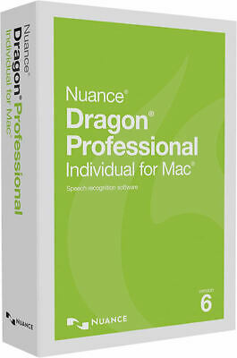 Nuance Dragon Professional Individual For Mac 6 - New Retail Box S601a-g00-6.0