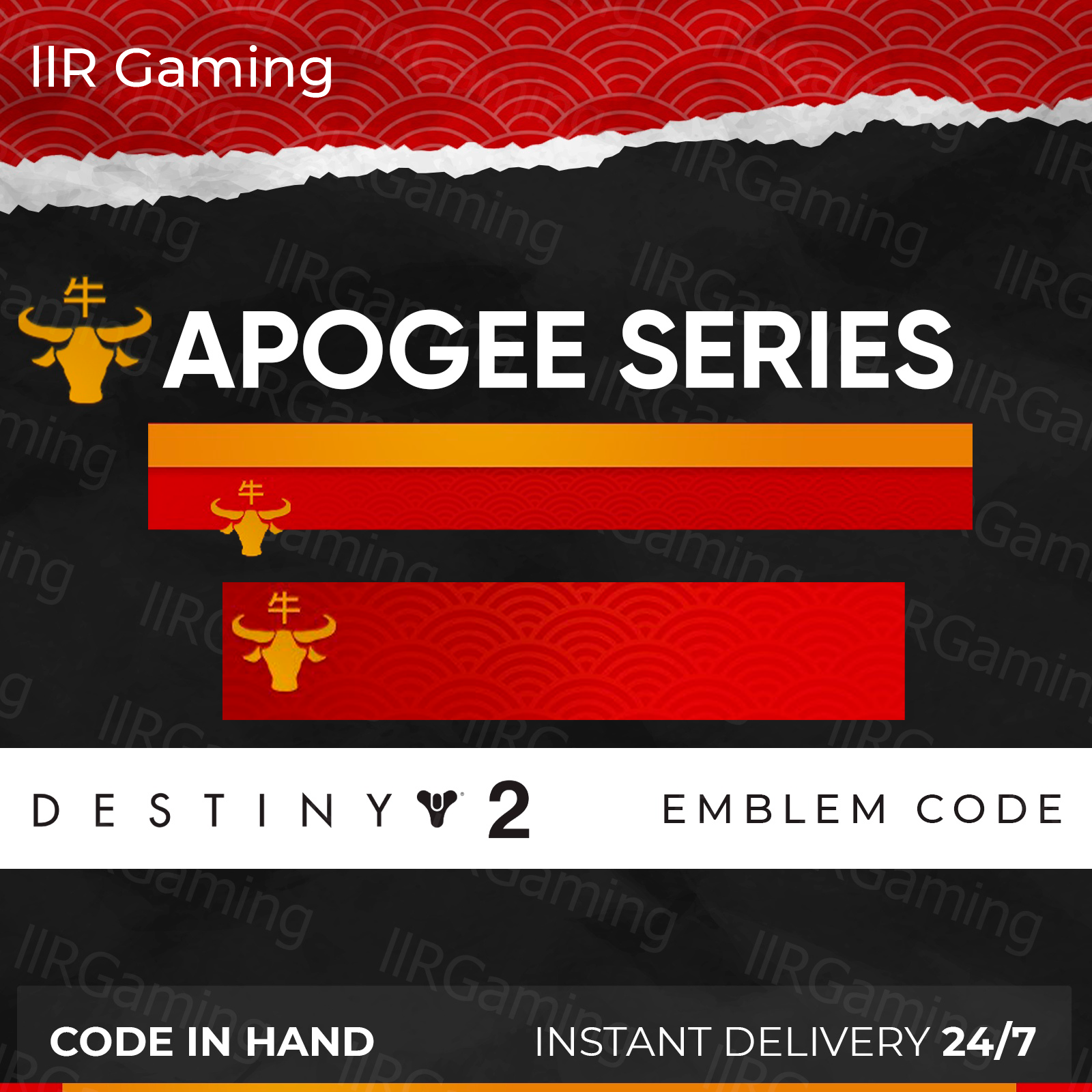 Destiny 2 Apogee Series Emblem! Fast Delivery! All Platforms