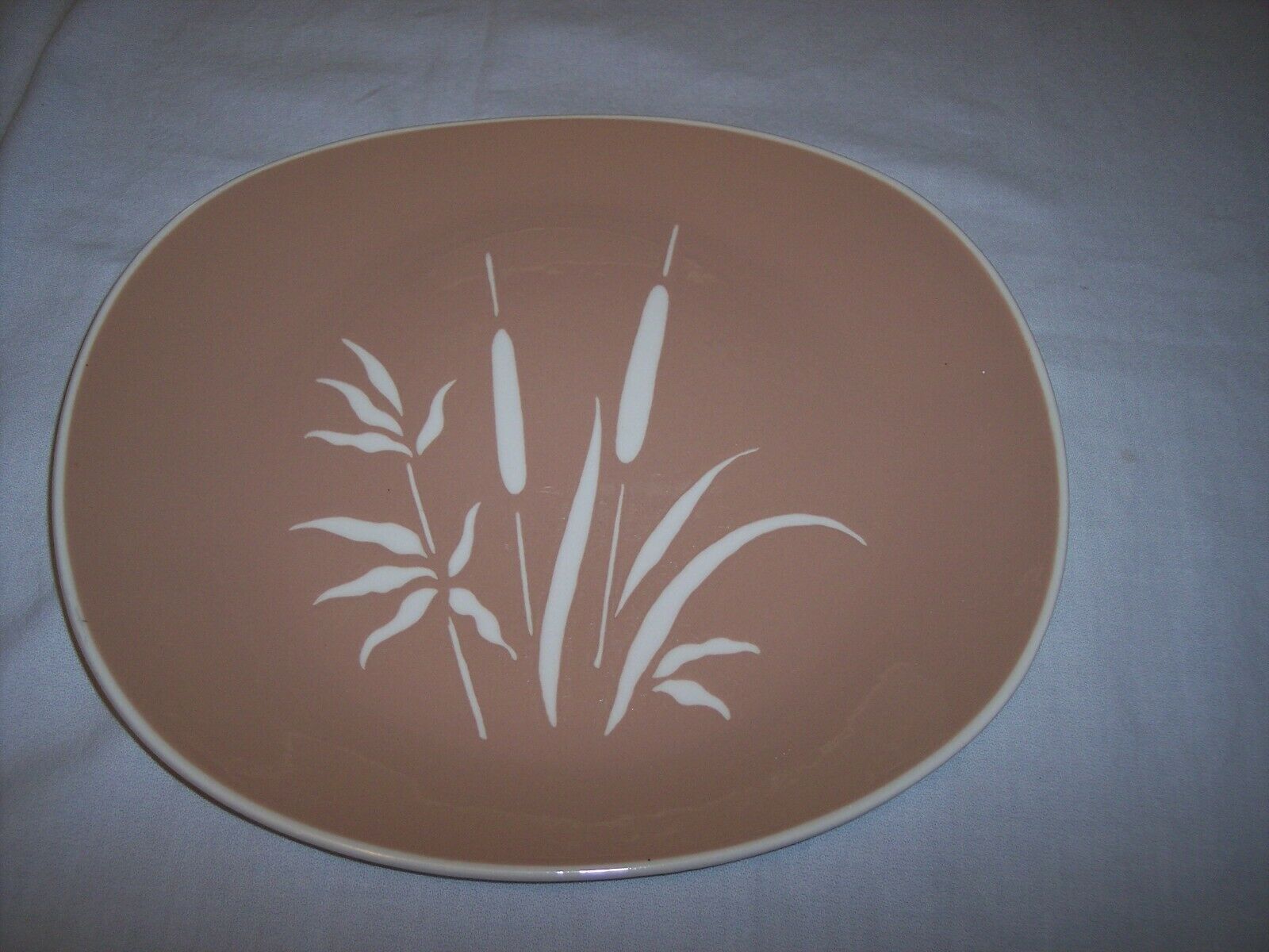 Harker Everglades Cattail 11 ½” Oval Serving Platter