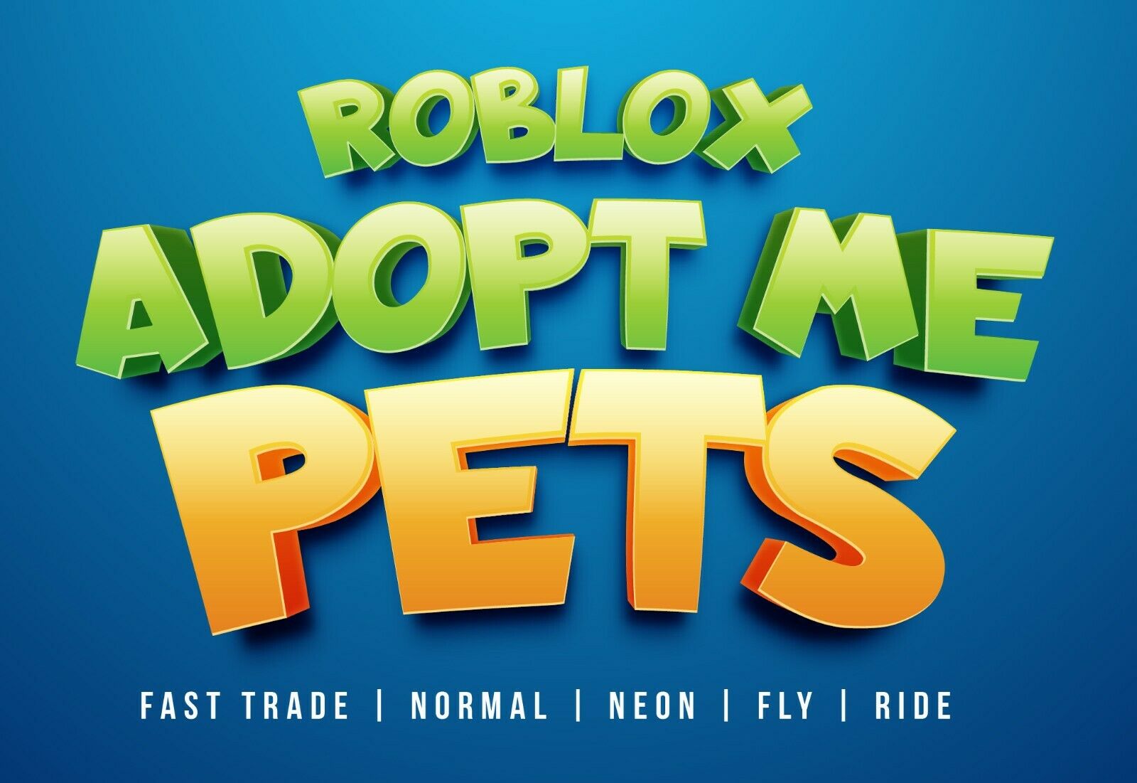 Adopt Me! Pets | Mega | Neon | Legendary | Ultra-rare | Strollers |