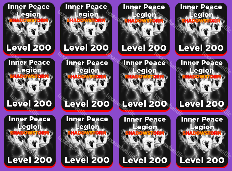 🔥🕊️ [fast] 💯% Level 200 Shadowstorm Inner Peace Legion Pet Ninja Legends🕊️🔥