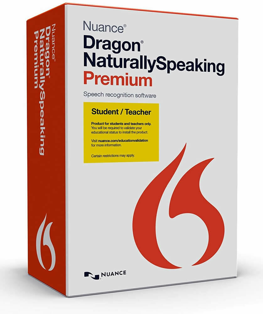 Dragon Naturallyspeaking 13 Premium Student/teacher Edition (id Req'd)