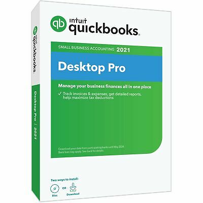 🔥 Quickbooks Desktop Pro 2021 Accounting Software [pc Disc]
