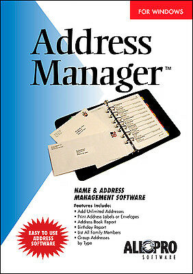 Stattrak Address Manager, Address Book Software