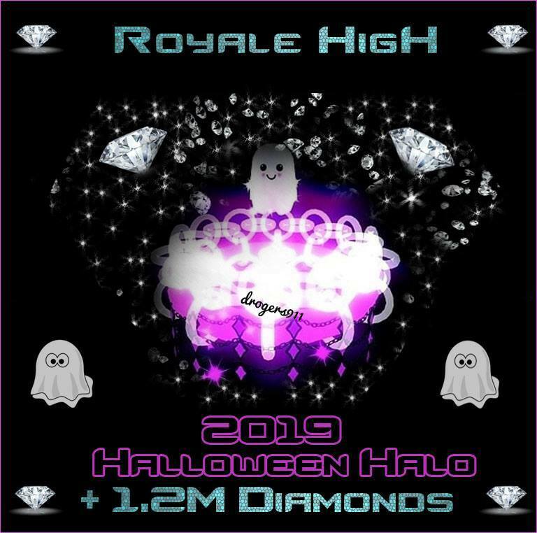 Roblox Royale High 🦋 Halloween Halo 2019 + 1.2m Diamonds 🦋 Cheapest Price!!!