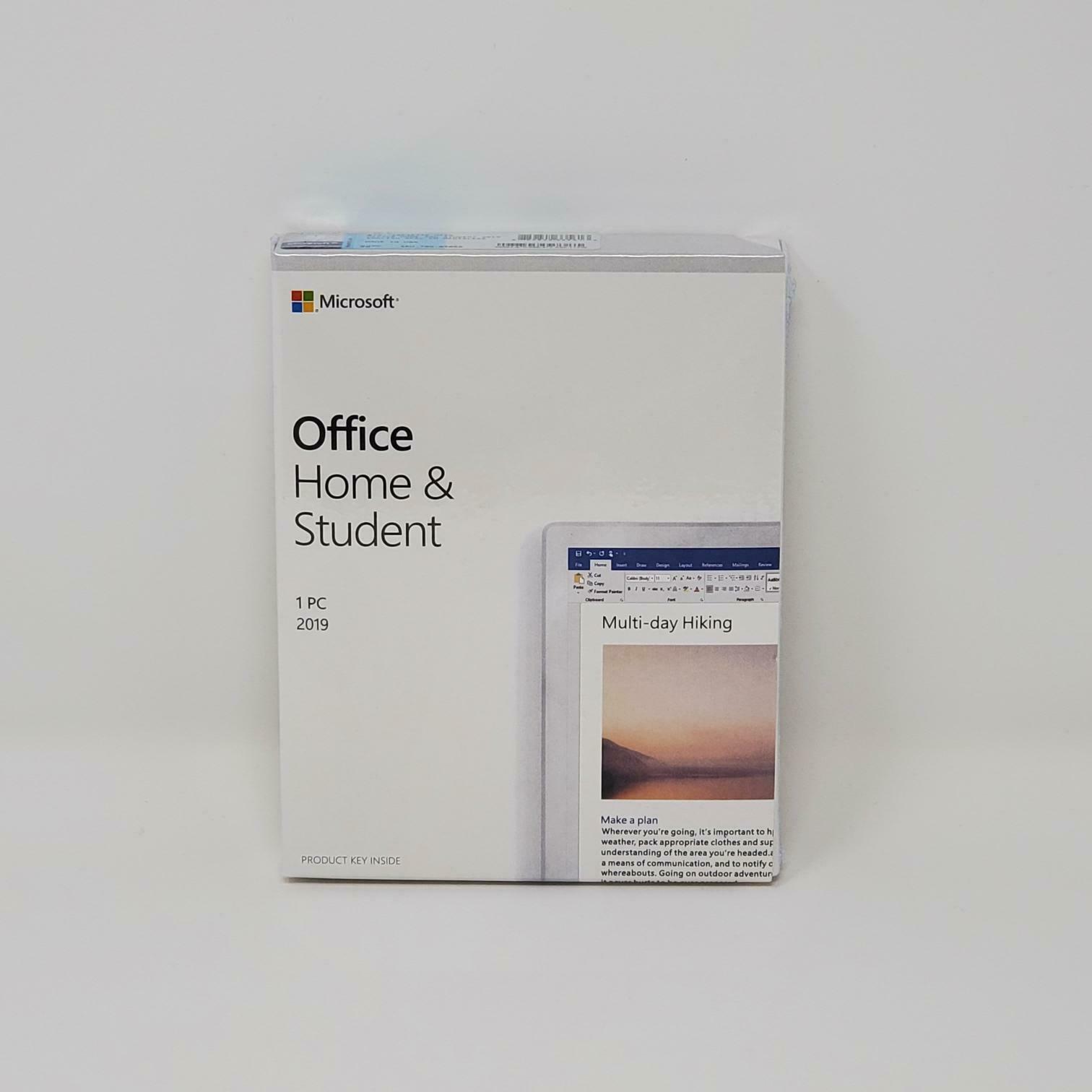 Microsoft Office 2019 Home And Student For Windows 10 1pc Product Key Card New